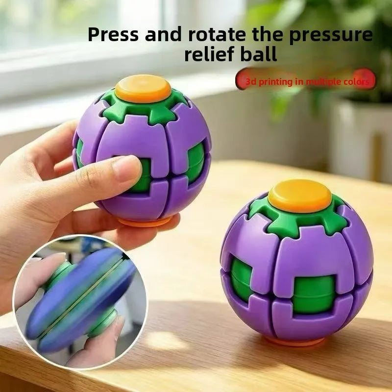 Olor Dual Elastic Fingertip Gyroscope Stress Relief Ball