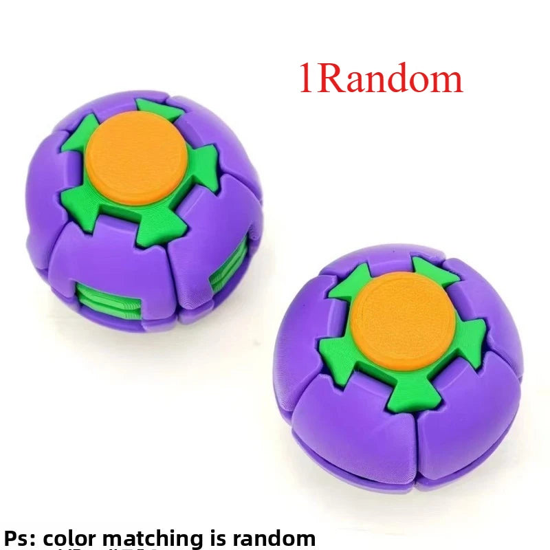 Olor Dual Elastic Fingertip Gyroscope Stress Relief Ball