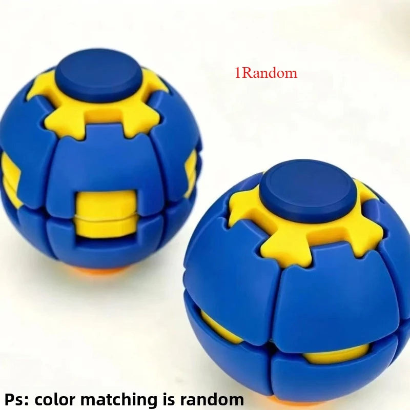 Olor Dual Elastic Fingertip Gyroscope Stress Relief Ball