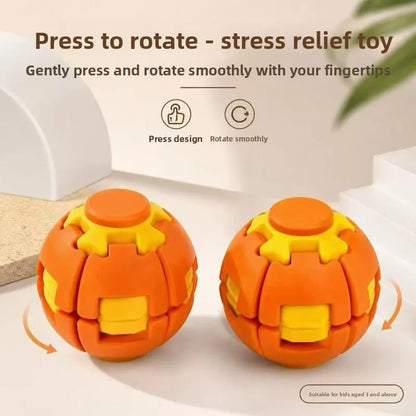Olor Dual Elastic Fingertip Gyroscope Stress Relief Ball