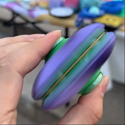 Olor Dual Elastic Fingertip Gyroscope Stress Relief Ball